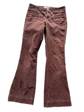 Jacob Connexion Brown Corduroy Flare Leg Pants Mens Size 7/8 Retro Y2K Indie
